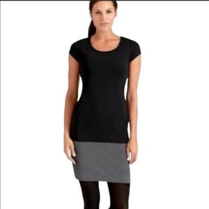 Athleta Ella color block T shirt dress size S